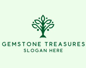 Natural Tree Plant logo design