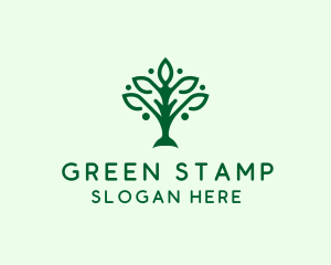 Natural Tree Plant logo design