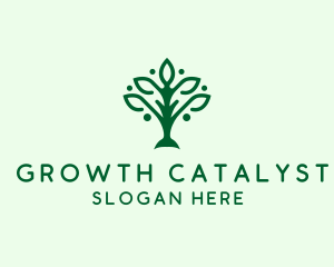 Natural Tree Plant logo design