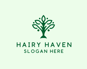 Natural Tree Plant logo design