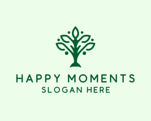 Natural Tree Plant logo design