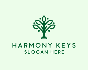 Natural Tree Plant logo design