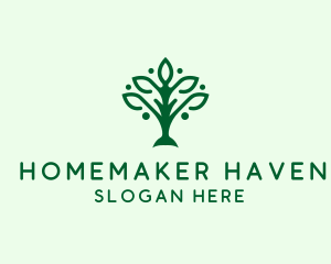 Natural Tree Plant logo design