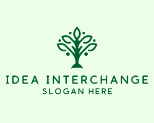 Natural Tree Plant logo design