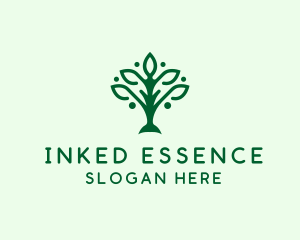 Natural Tree Plant logo design