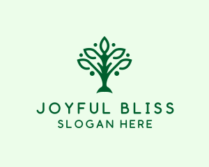 Natural Tree Plant logo design