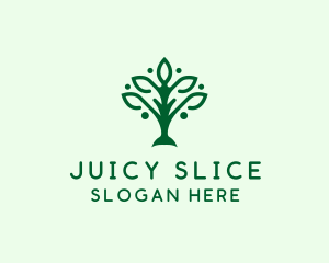 Natural Tree Plant logo design