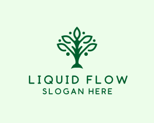 Natural Tree Plant logo design