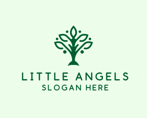 Natural Tree Plant logo design