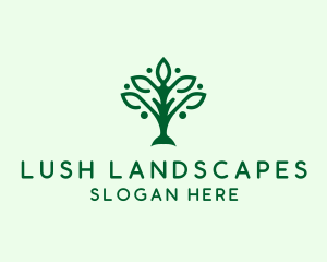 Natural Tree Plant logo