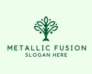 Natural Tree Plant logo design