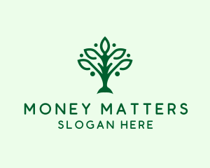 Natural Tree Plant logo design