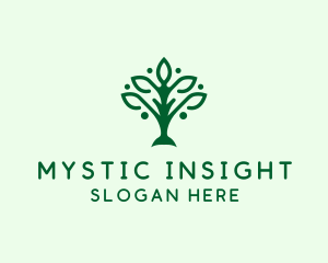 Natural Tree Plant logo design