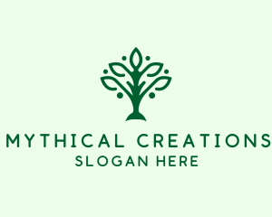 Natural Tree Plant logo design