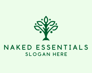 Natural Tree Plant logo design