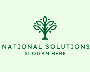 Natural Tree Plant logo design