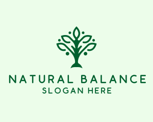 Natural Tree Plant logo