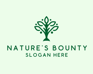 Natural Tree Plant logo design