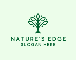 Natural Tree Plant logo design