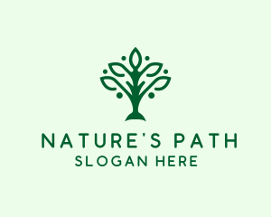 Natural Tree Plant logo design