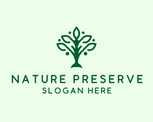 Natural Tree Plant logo design