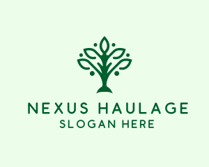 Natural Tree Plant logo design