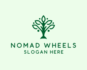 Natural Tree Plant logo design