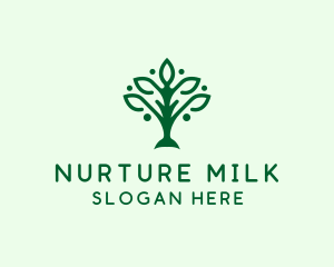 Natural Tree Plant logo design