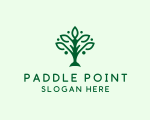 Natural Tree Plant logo design