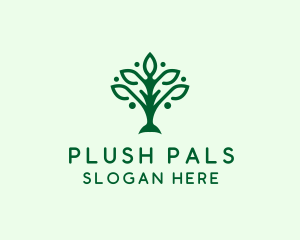 Natural Tree Plant logo design