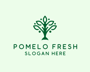 Natural Tree Plant logo design