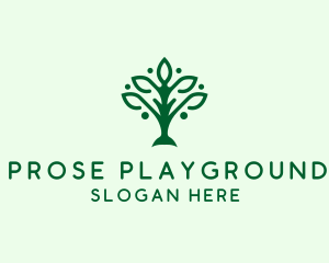 Natural Tree Plant logo design