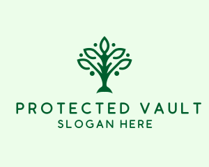 Natural Tree Plant logo design