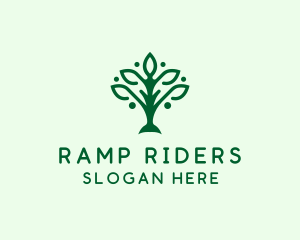 Natural Tree Plant logo design