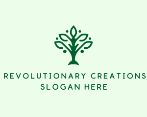 Natural Tree Plant logo design