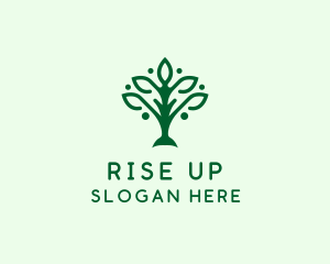 Natural Tree Plant logo design