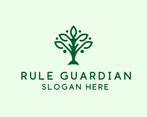 Natural Tree Plant logo design