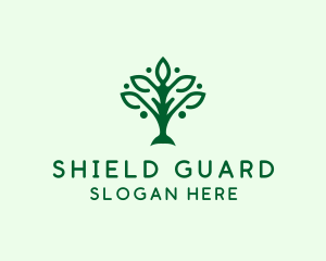 Natural Tree Plant logo design