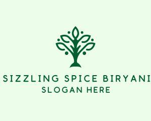 Natural Tree Plant logo design