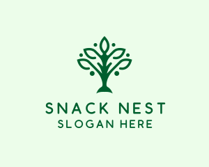 Natural Tree Plant logo design