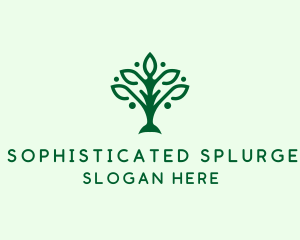 Natural Tree Plant logo design