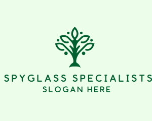 Natural Tree Plant logo design