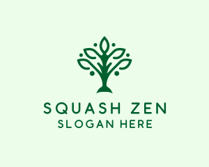 Natural Tree Plant logo design