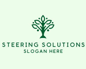 Natural Tree Plant logo design