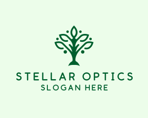 Natural Tree Plant logo design