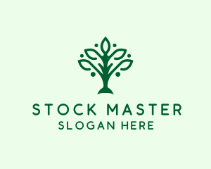 Natural Tree Plant logo design