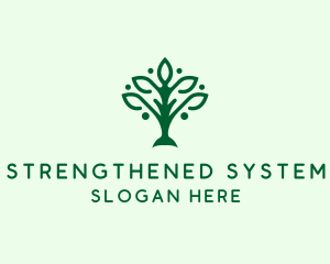 Natural Tree Plant logo design