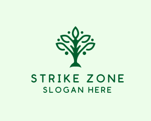 Natural Tree Plant logo design