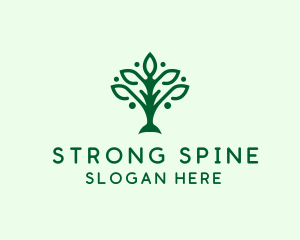 Natural Tree Plant logo design