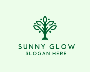 Natural Tree Plant logo design